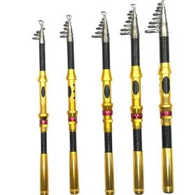 Carbon mini sea otter fishing rod (Option: Black-2.1m)
